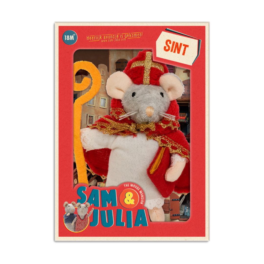 Knuffelmuis Sinterklaas